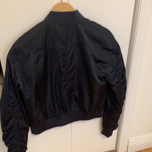 Calvin Klein Navy Blue Bomber Jacket NWOT - Picture 2 of 2